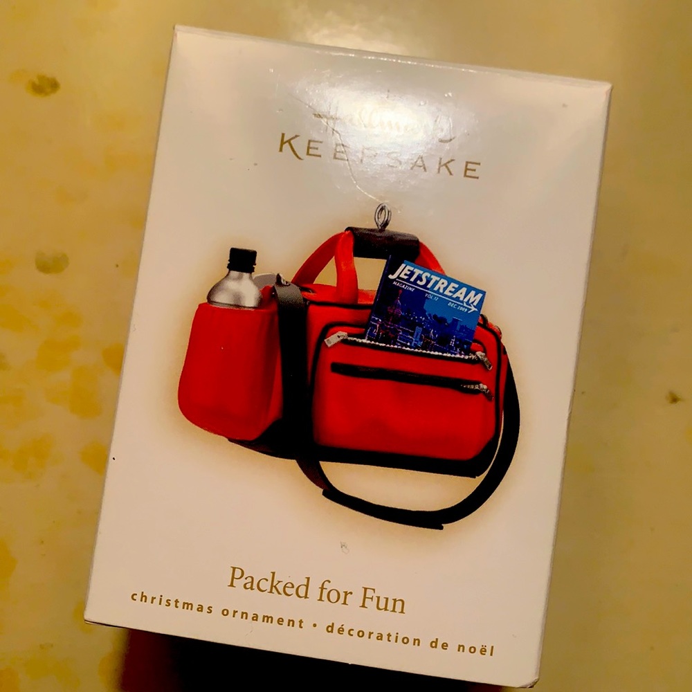 *NEW* Hallmark Christmas Ornament ~ ‘Packed for Fun’